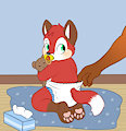 [C] Foxy - Diaper checking