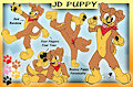 Character Reference Sheet - JD Puppy