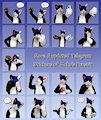 Telegram Stickers Maho Fursuit by mahogato