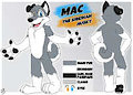 Reference Sheet Commission - Mac the Husky