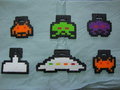 Space Invader Sprite Badges by KennyKitsune
