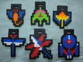 Galaga Sprite Badges 3