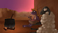 Spyro 1 - Day 7 - Cliff Town by VioletEchoes