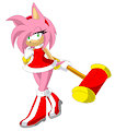 [Pixel Art] .: Amy Rose~ :. by Tomie