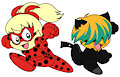 Miraculous Ladybug Tiff and Cat Noir Tuff