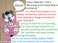 Loupy's baby time FAQ : 1 "my puppy is not responding"