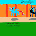 Rainbow Dash and Nightmare Moon Parody Looney Toons