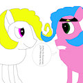 MLP Tales' Melody Meets My OC Pony Stella by MasterMarik