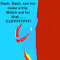 Rainbow Dash's Cliff Collision
