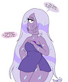 Amethyst wearing a Towel by Thongchan