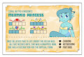 (NEW!!) Towergirls Mermaid Princess Character card