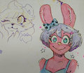 Work Doodle - Frizzy Bunny