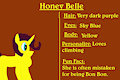 My OC Pony Honey Belle Bio