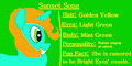 My OC Pony Sunset Song Bio