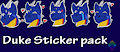 Duke Sticker pack commish