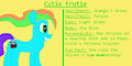 My OC Pony Cutie Fruitie Bio