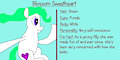 My OC Pony Blossom Sweetheart Bio
