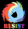Rainbow Dash Resist Design by Tappin