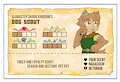 Towergirls Dog scout Character card