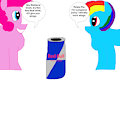 Pinkie Pie Offers Red Bull