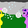 Twilight, Fluttershy and Hail