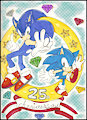 Happy 25th annirersary Sonic \(ouo)/