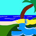MLP Yu-Gi-Oh Card Art MLP Pearly Paradise Palms