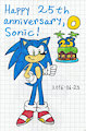 Happy 25th anniversary, Sonic!