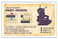 Towergirls Insect princess Character card