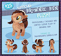 Brownie Bun Plush Toy by TJ Pones