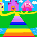 MLP Yu-Gi-Oh Card Art Ponyville 2 - A Rainbow of Fun