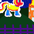MLP Yu-Gi-Oh Card Art A Super Pony Emerges