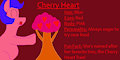 My OC Pony Cherry Heart Bio