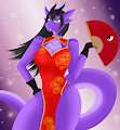 Commission - Tiamela the dragoness by mateo64sackboy3