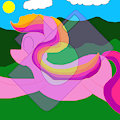 MLP Yu-Gi-Oh Card Art MLP Rainbow Flash