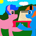 MLP Yu-Gi-Oh Card Art Pony's Truce