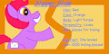 My OC Pony Slipper Slide Bio