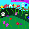 MLP Yu-Gi-Oh Card Art Flowery Meadow