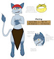 Paisley the Mew (ref sheet) by SilverAtlas