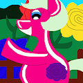 MLP Yu-Gi-Oh Card Art MLP Super Shiny Rose Swirl