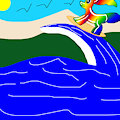 MLP Yu-Gi-Oh Card Art MLP Super Shiny Rainbow Wave