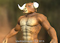 Minotaur - Re-texture - PG rated by MadHatDragon