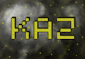 Yellow 8-Bit Logo -- Art by Kaz