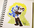 Hugging Moof by pandapaco