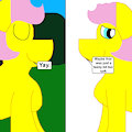 Fluttershy Reacts to Her Cheering