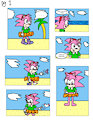 Classic Amy: Fun at the Beach Comic Page 1