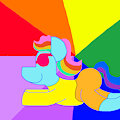 MLP Yu-Gi-Oh Card Art MLP Rainbow Dash Incarnate