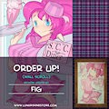 Order Up! Wall Scroll by Fig