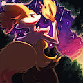 Braixen leads the way