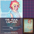 Track Team Captain Wall Scroll by Fig